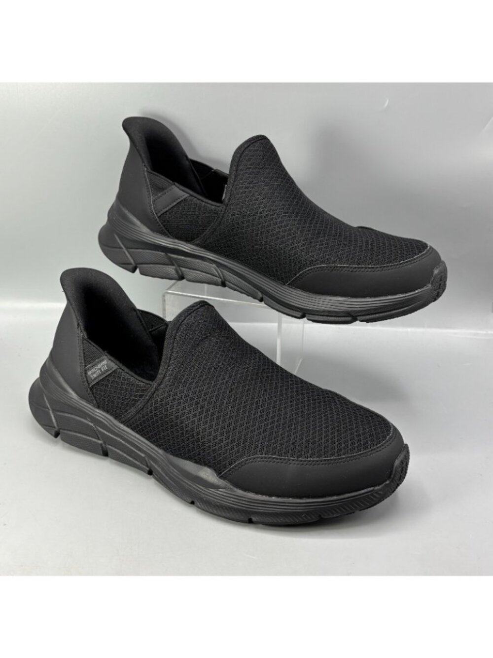 Skechers GO Walk Flex Hands Free Slip On Walking Shoes Mens 9 Black 16997S - Picture 2 of 8